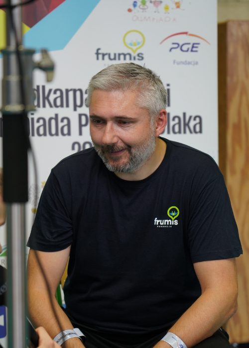 dr Paweł Lenik w pracy z uczestnikami programu