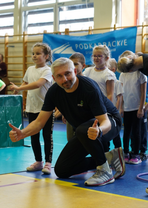 dr Paweł Lenik w pracy z uczestnikami programu